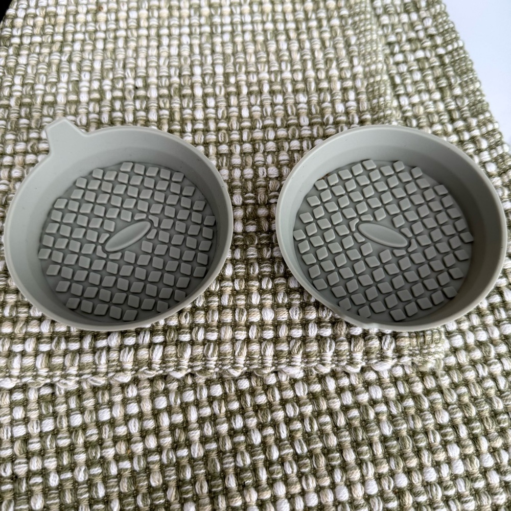 Sage green car coasters